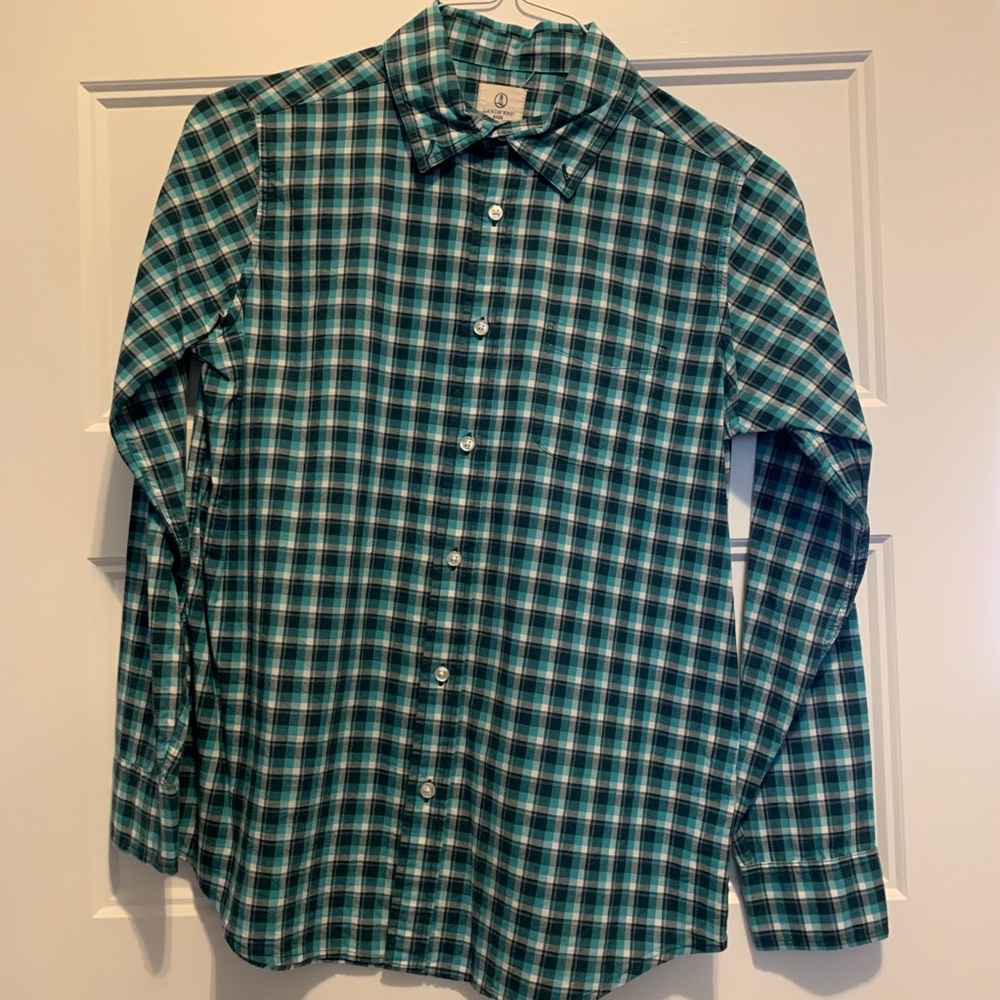 Land’s End Boys Button Down Shirt L